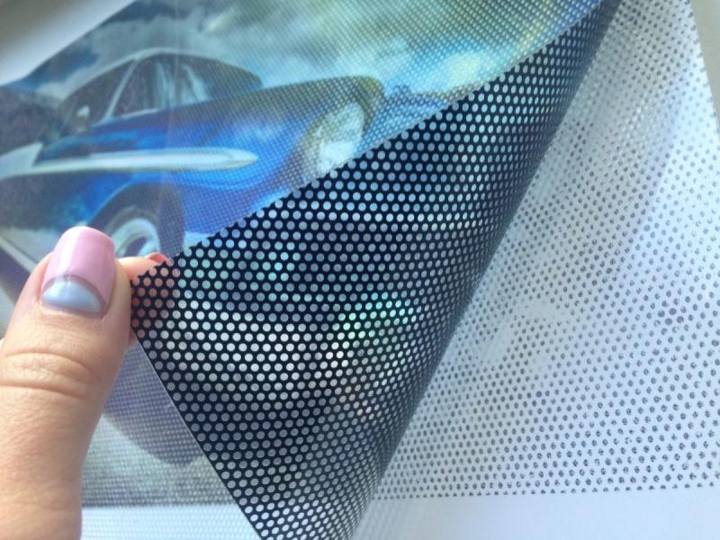 Печать на перфорированной пленке