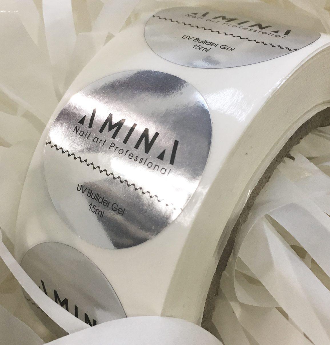 Этикетка на металлизированной пленке и бумаге