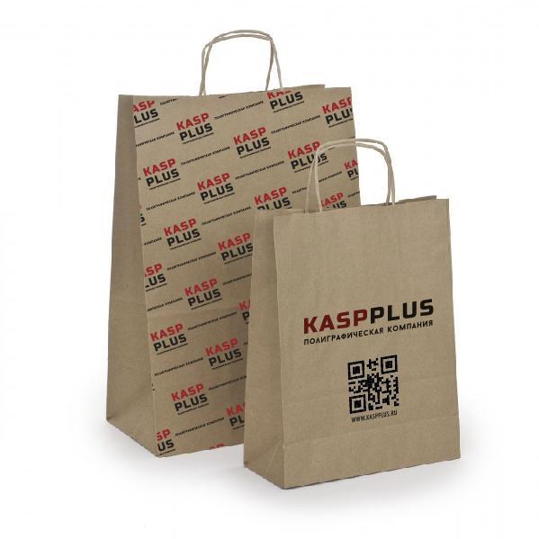 Пакеты крафт с логотипом